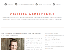 Tablet Screenshot of politeia-conferentie.be